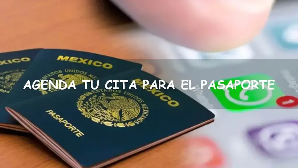 Agendar cita para pasaporte